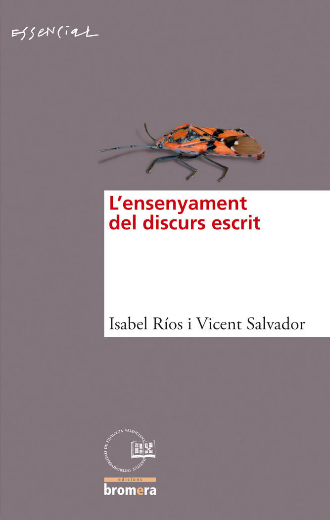 L'ensenyament del discurs escrit, de Ríos García, Isabel | portada del libro