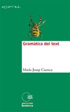 Gramàtica del text, de Maria Josep Cuenca | portada del libro
