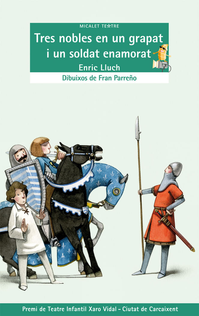 Tres nobles en un grapat i un soldat enamorat, de Enric Lluch | portada del libro