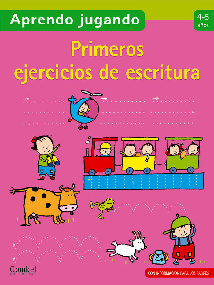 Primeros ejercicios de escritura 4-5 años, de Varios autores | portada del libro