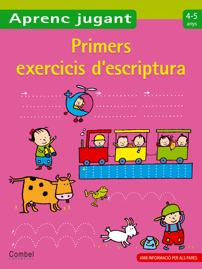 Primers exercicis d'escriptura 4-5 anys, de Varios autores | portada del libro