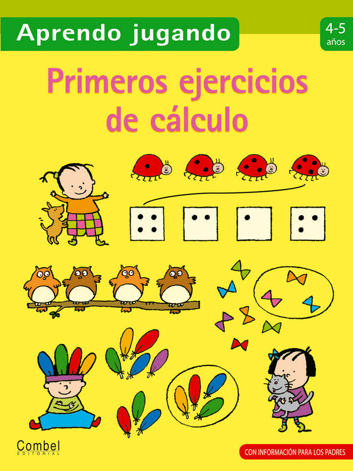 Primeros ejercicios de cálculo 4-5 años, de AA.VV. | portada del libro
