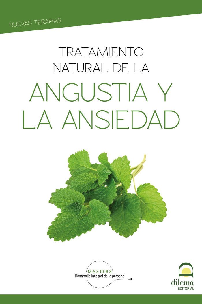Tratamiento natural de la angustia y la ansiedad, de Desarrollo integral de la persona, Masters | portada del libro