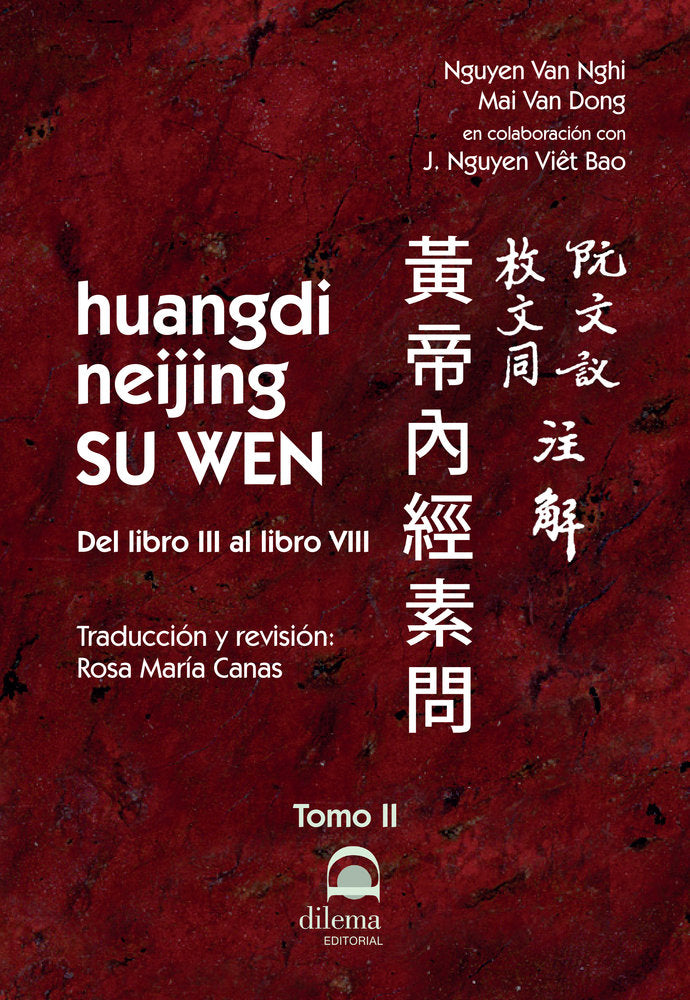 HUANGDI NEIJING SU WEN, de Van Dong, Mai | portada del libro