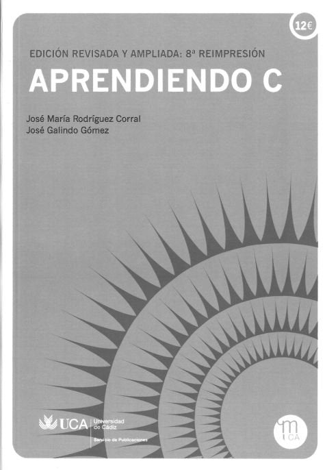 Aprendiendo C, de Galindo Gómez | portada del libro