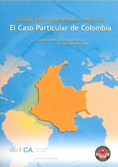 Estudios sobre la descentralización territorial, de GARCIA RUIZ | portada del libro