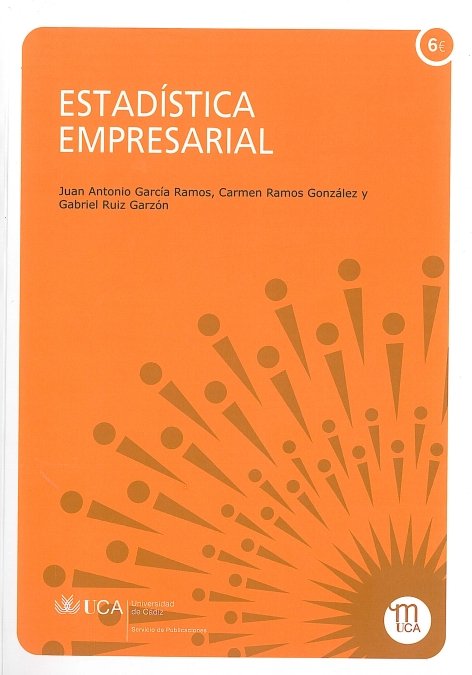 Estadística empresarial, de García Ramos | portada del libro