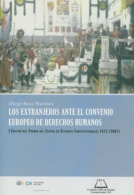 Extranjeros ante el convenio europeo de Derechos Humanos, de BOZA MARTINEZ | portada del libro