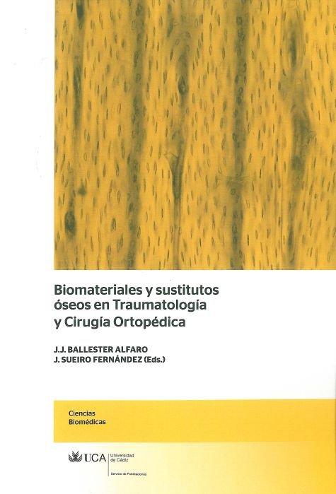 Biomateriales y sustitutos óseos en Traumatología y Cirugía Ortopédica, de Varios autores | portada del libro