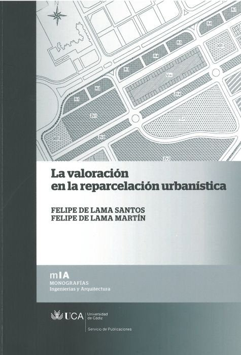 La valoración en la reparcelación urbanística, de de Lama Santos | portada del libro