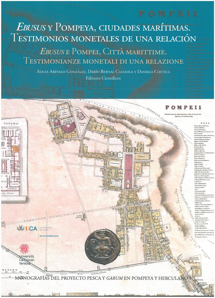 Ebusus y Pompeya, ciudades marítimas. Testimonios monetales de una relación., de Varios autores | portada del libro