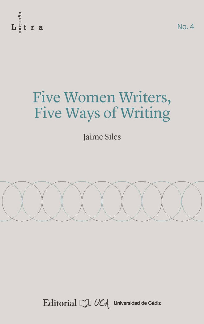 FIVE WOMEN WRITERS FIVE WAYS OF WRITING | portada del libro