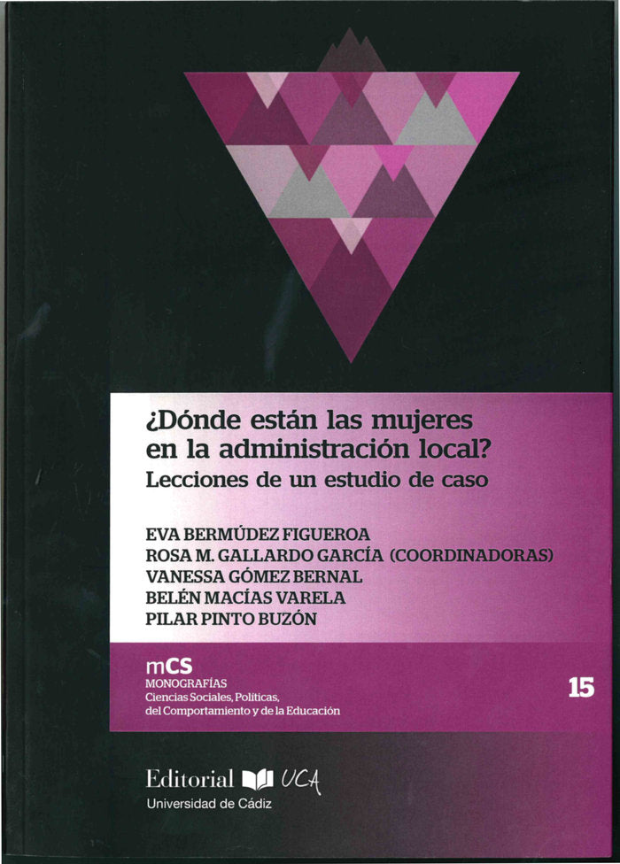 DONDE ESTAN LAS MUJERES EN LA ADMINISTRACION LOCAL LECCIONES, de BERMUDEZ FIGUEROA | portada del libro