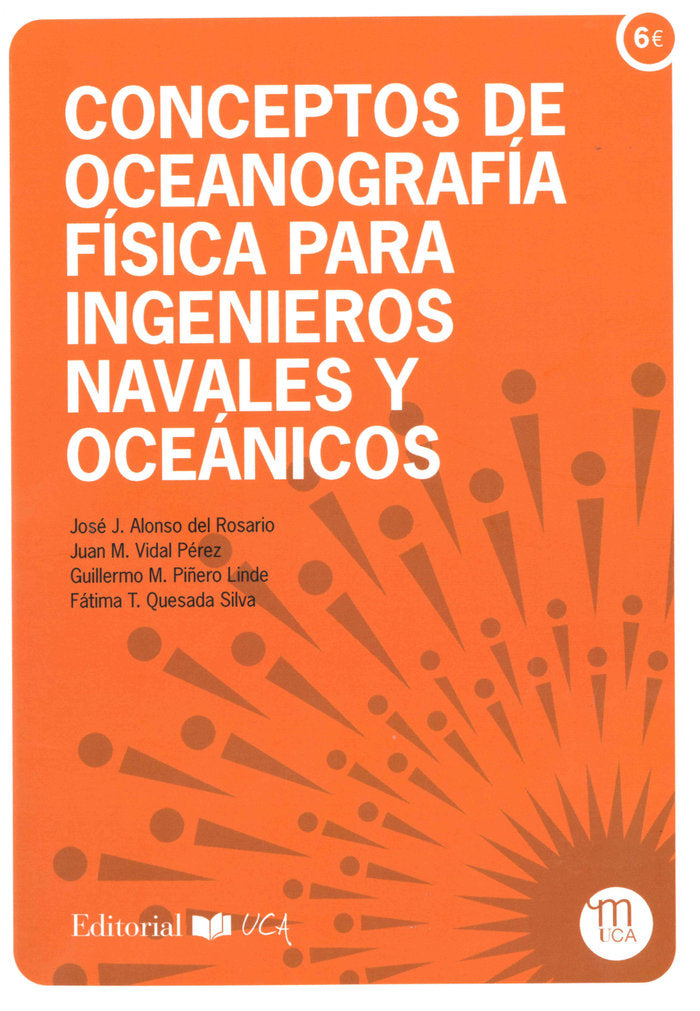 CONCEPTOS DE OCEANOGRAFIA FISICA PARA INGENIEROS NAVALES Y O, de ALONSO DEL ROSARIO, JOSE JUAN | portada del libro