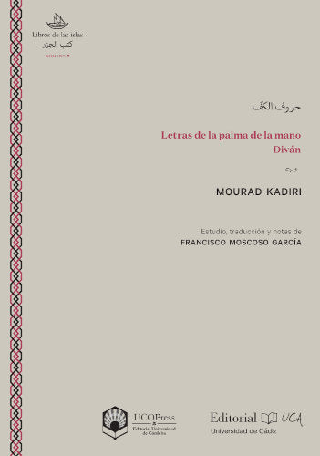 LETRAS DE LA PALMA DE LA MANO DIVAN, de KADIRI, MURAD | portada del libro