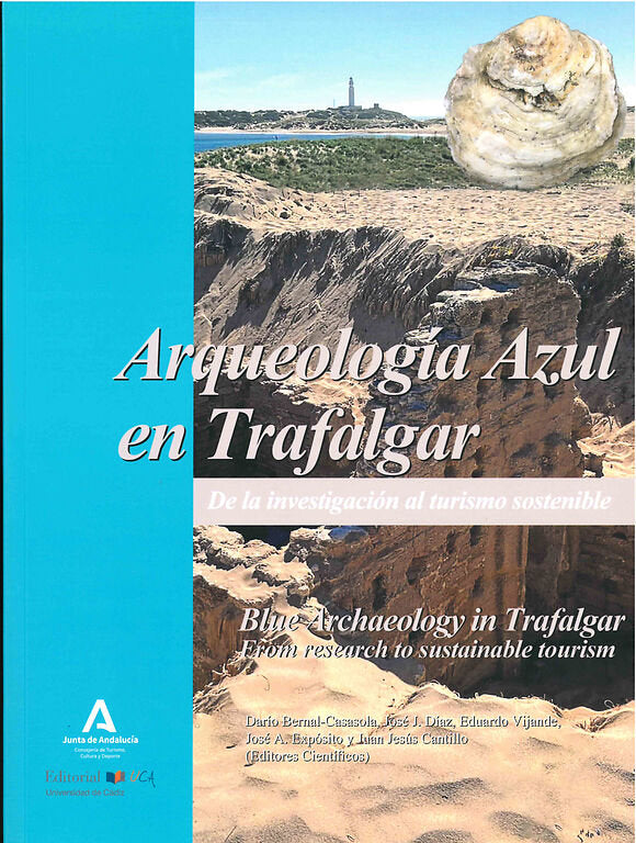 ARQUEOLOGIA AZUL EN TRAFALGAR, de DARIO BERNAL-CASASOLA | portada del libro