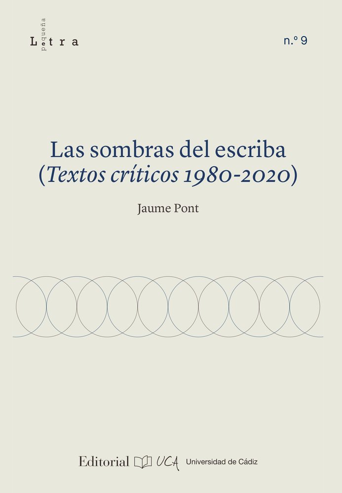 LAS SOMBRAS DEL ESCRIBA, de PONT, JAUME | portada del libro