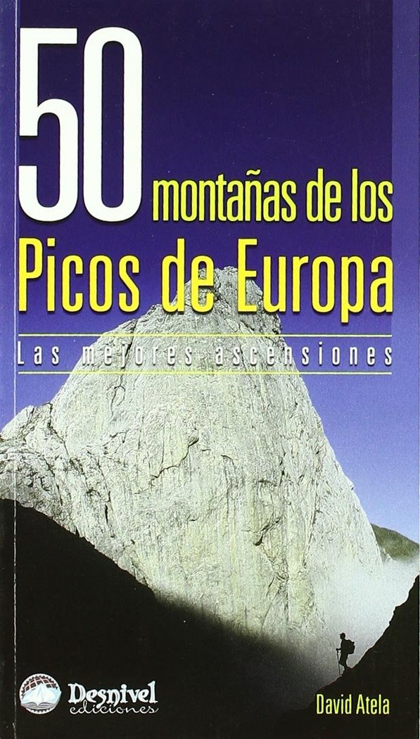 50 montañas de los Picos de Europa, de DAVID ATELA | portada del libro