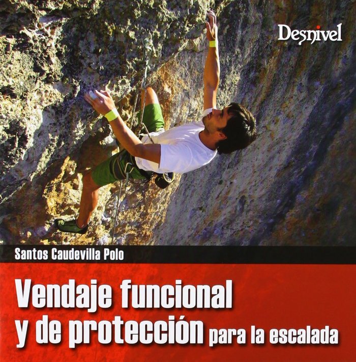 Vendaje funcional y de protección para la escalada, de SANTOS CAUDEVILLA | portada del libro