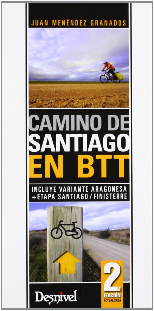 Camino de Santiago en BTT, de MENéNDEZ GRANADOS, JUAN (1982- ) | portada del libro