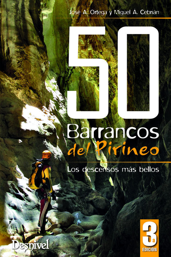 50 barrancos del Pirineo, de Ortega Becerril, José Antonio | portada del libro