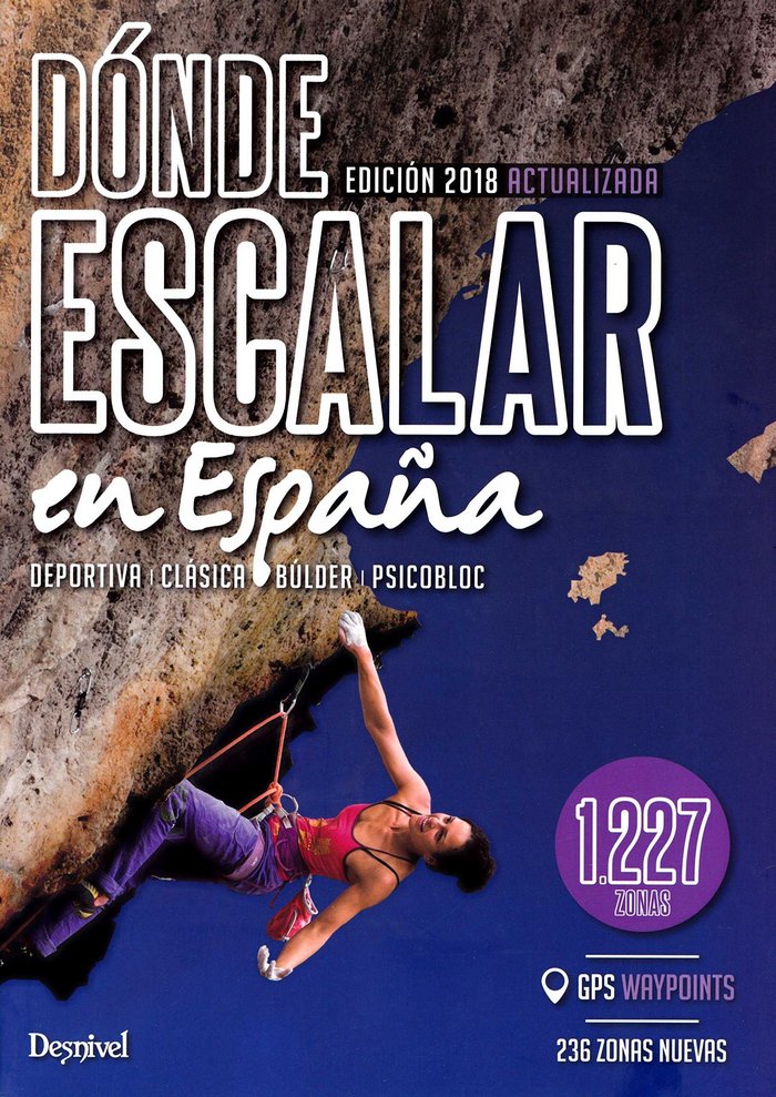 Dónde escalar en España, de VV.AA | portada del libro
