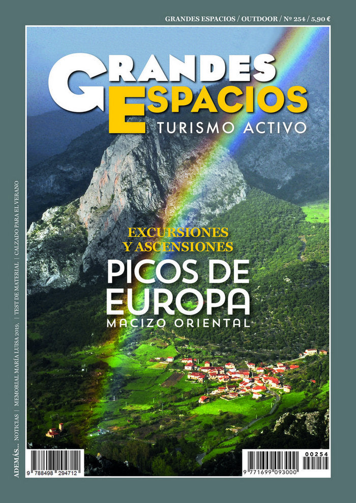Picos de Europa macizo Oriental, excursiones y ascensiones, de Varios autores | portada del libro