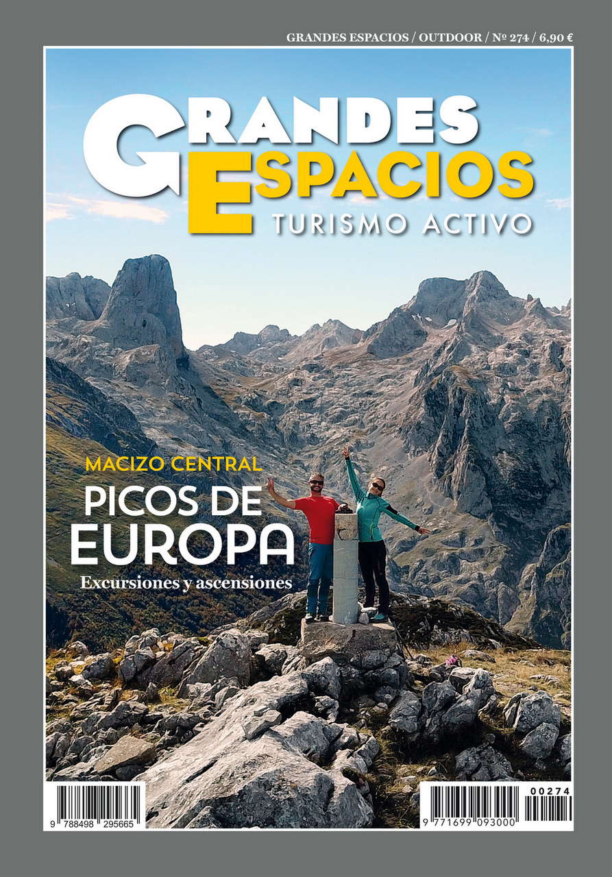 Macizo Central Picos de Europa, excursiones y ascensiones, de AA.VV. | portada del libro