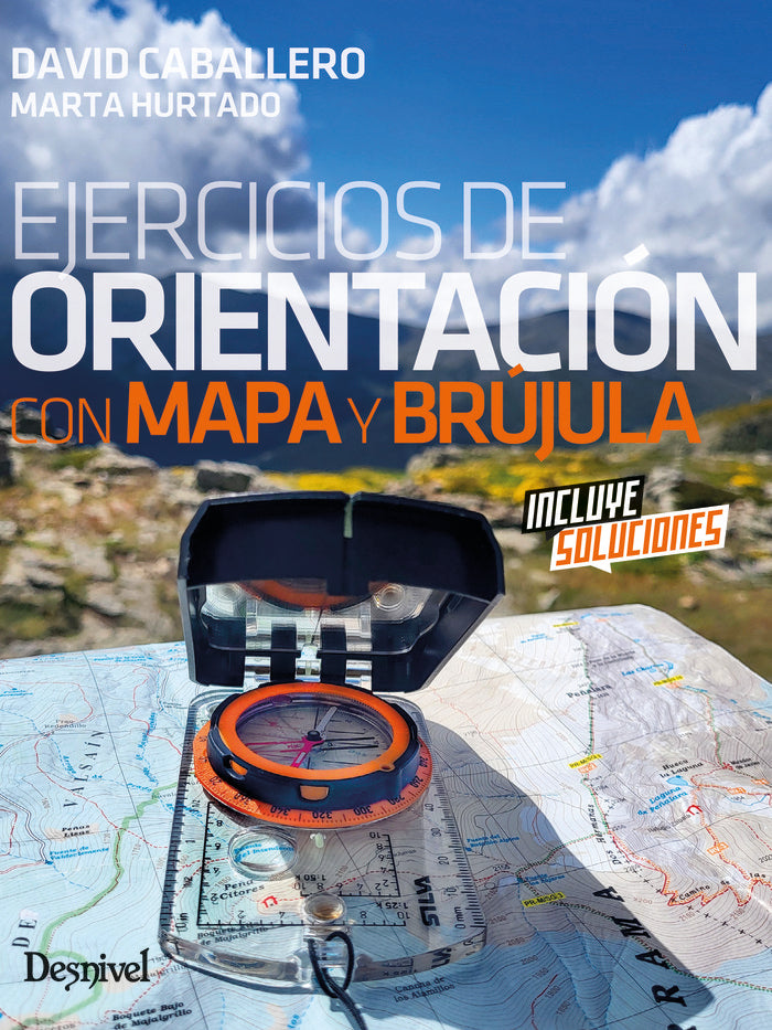 EJERCICIOS DE ORIENTACION CON MAPA Y BRUJULA, de CABALLERO MOLANO, DAVID | portada del libro