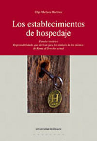 Los establecimientos de hospedaje, de Olga | portada del libro