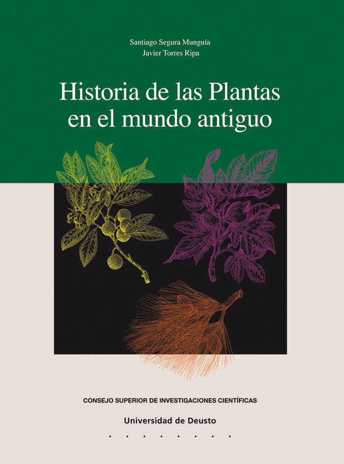 Historia de las plantas en el mundo antiguo, de Segura Mungía | portada del libro