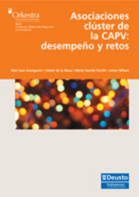 Asociaciones Clúster de la CAPV: desempeño y retos, de ARANGUREN QUEREJETA, MARIA JOSE | portada del libro