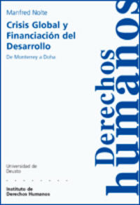 Crisis Global y Financiación del Desarrollo, de NOLTE ARAMBURU | portada del libro