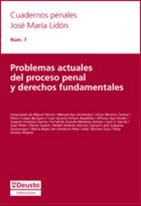 Problemas actuales del proceso penal y derechos fundamentales, de AA.VV. | portada del libro