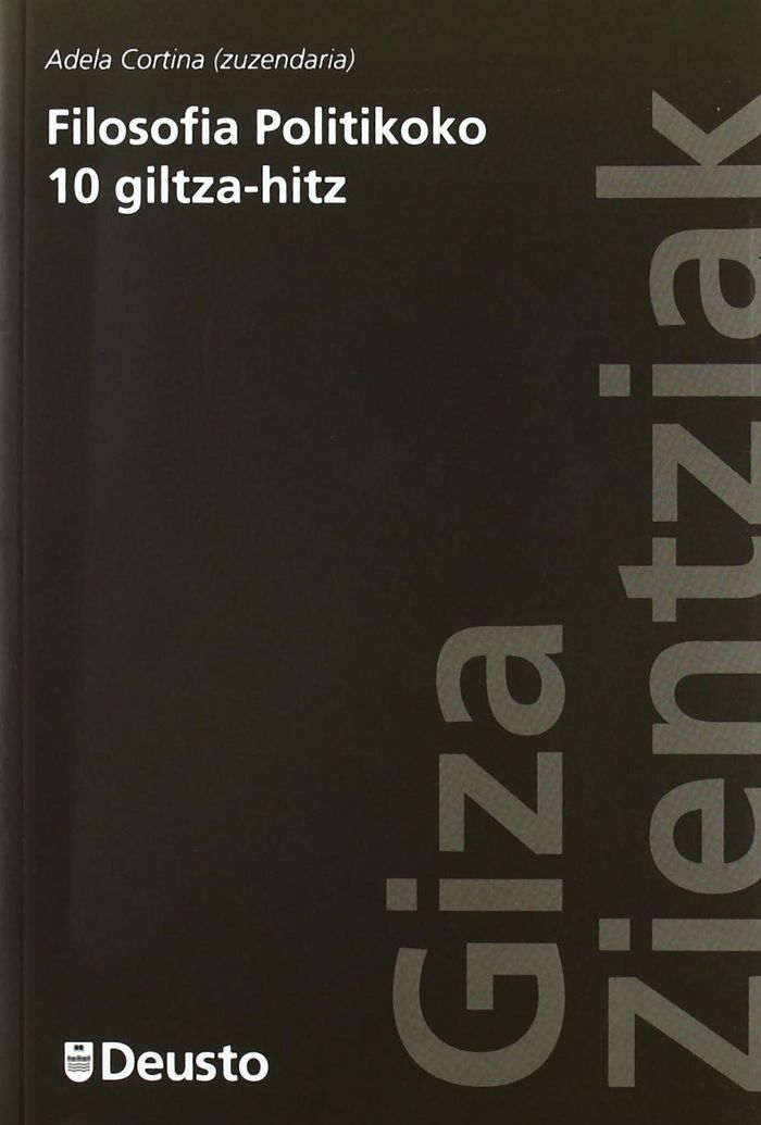 Filosofia politikoko 10 giltza-hitz, de Beorlegui Rodríguez | portada del libro