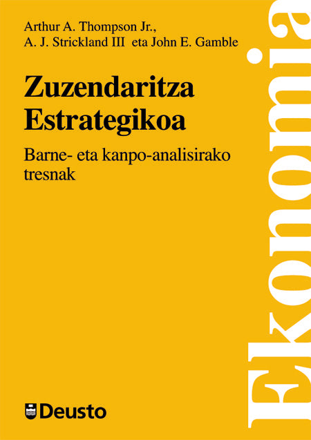 Zuzendaritza Estrategikoa, de Thompson Jr. | portada del libro
