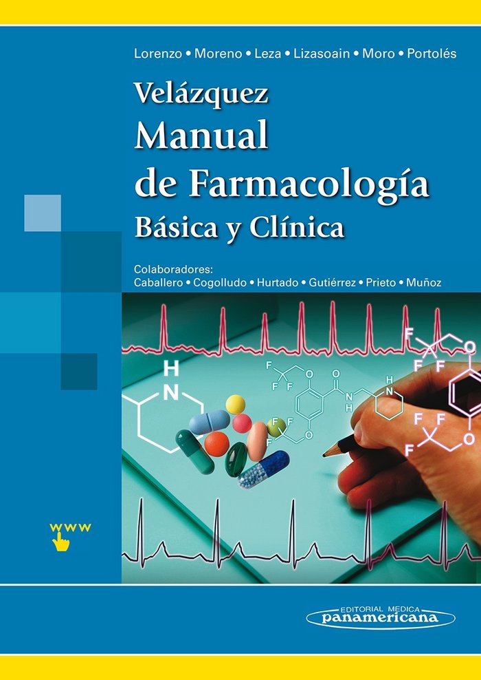 VELAZQUEZ:Manual de FarmacologÆa, de LORENZO | portada del libro