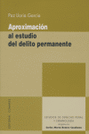 APROXIMACION AL ESTUDIO DEL DELITO PERMANENTE, de LLORIA GARCIA | portada del libro