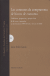 CONTRATOS DE COMPRAVENTA DE BIENES DE CONSUMO,LOS, de AVILES GARCIA | portada del libro