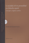 SOCIEDAD CIVIL SIN PERSONALIDAD DERECHO ESPAÑOL,LA, de QUESADA SANCHEZ | portada del libro