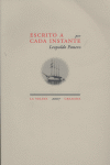 ESCRITO A CADA INSTANTE, de PANERO | portada del libro