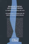 BRANCUSI CONTRA LOS ESTADOS UNIDOS | portada del libro