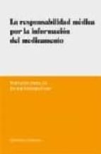 RESPONSABILIDAD MEDICA INFORMACION DEL MEDICAMENTO, de FERNANDO ABELLAN | portada del libro