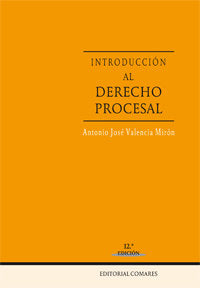 Introducción al derecho procesal, de VALENCIA MIRON | portada del libro