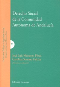 DERECHO SOCIAL DE LA COMUNIDAD AUTONOMA DE ANDALUCIA., de MONEREO | portada del libro
