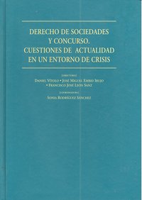 DERECHO DE SOCIEDADES Y CONCURSO. CUESTIONES DE ACTUALIDAD EN UN ENTORNO DE CRISIS., de VV.AA. | portada del libro