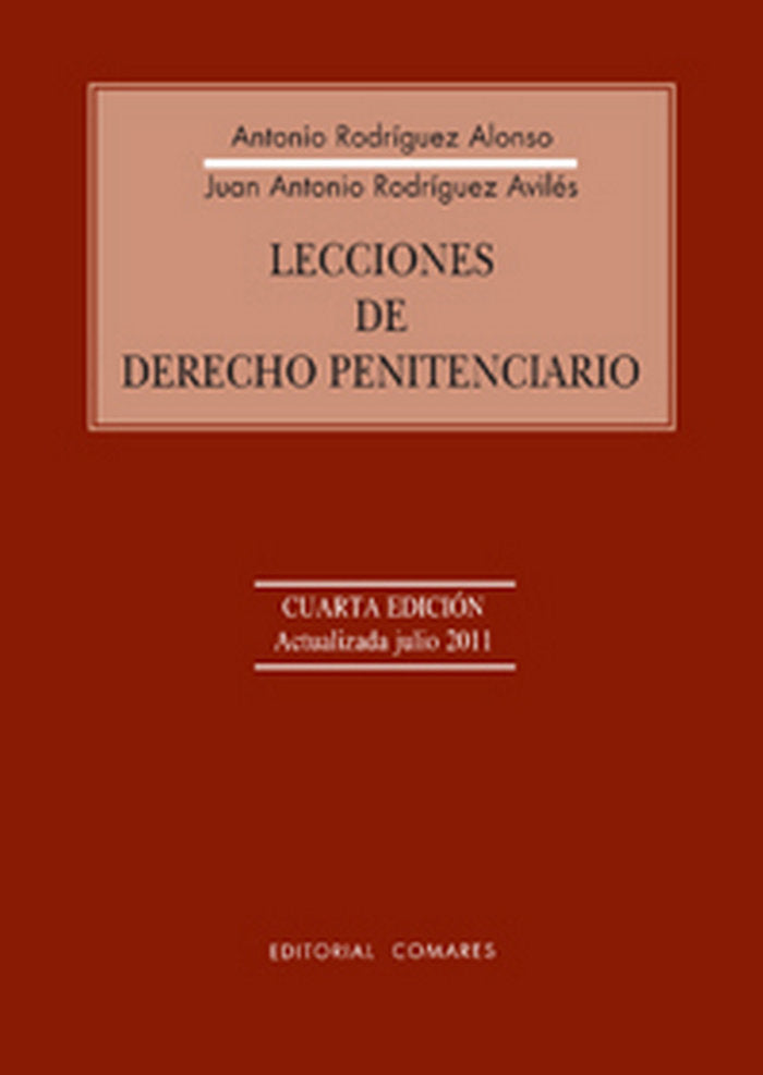 LECCIONES DE DERECHO PENITENCIARIO., de VV.AA. | portada del libro