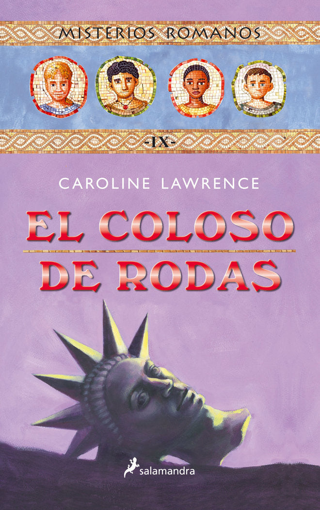 El coloso de Rodas (Misterios romanos 9), de Lawrence, Caroline | portada del libro