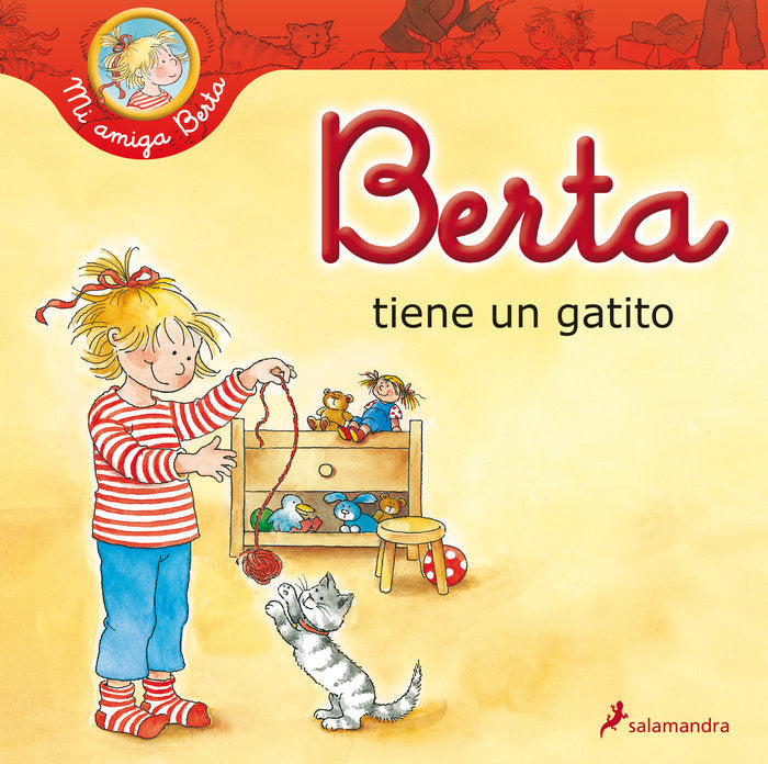 Berta tiene un gatito (Mi amiga Berta), de Schneider | portada del libro