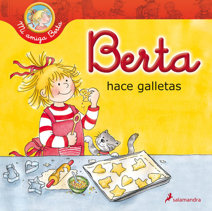 Berta hace galletas (Mi amiga Berta), de Schneider | portada del libro
